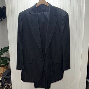 Towncraft Dark Gray Pinstripe Suit